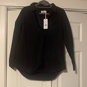 NWT Vineyard Vines dress top with velvet accents